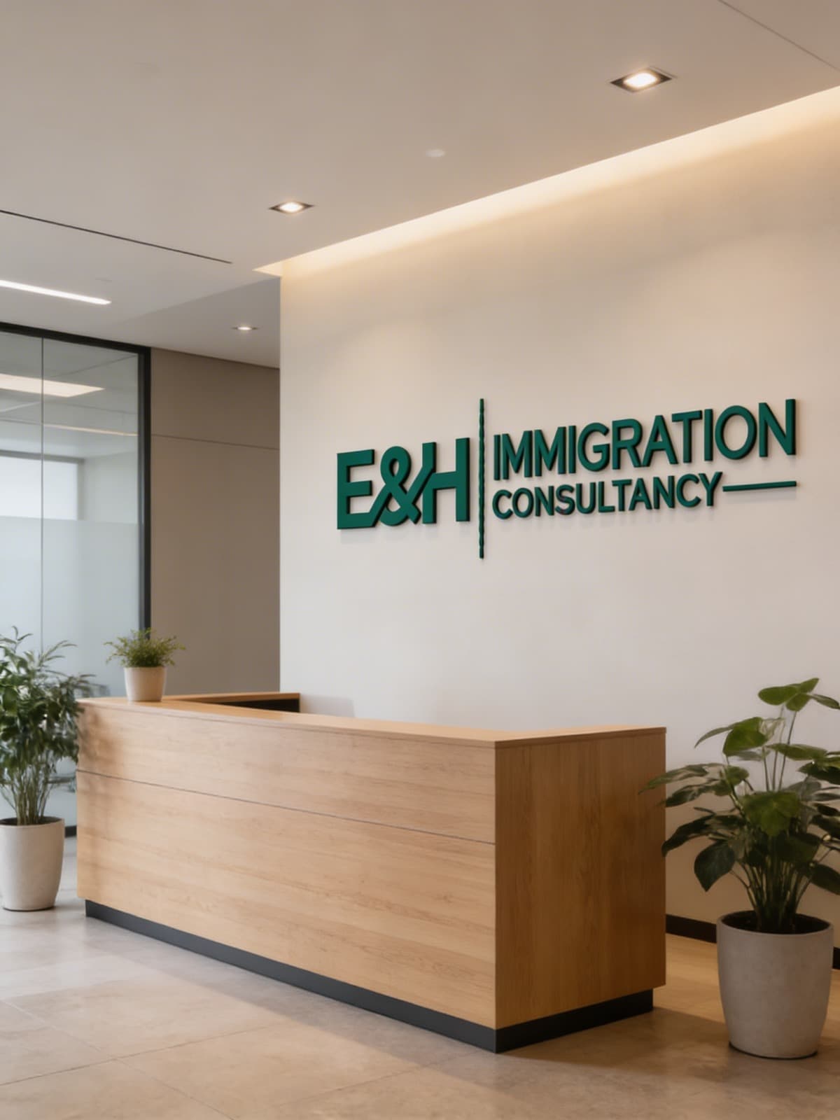 E&H Immigration consultation meeting in Singapore office