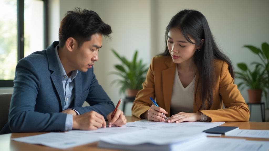 Consultant reviewing Singapore PR rejection letter and appeal strategy